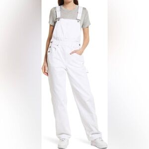 Good American Good 90s Denim Overalls